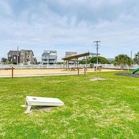 Steps To The Beach Oceanfront Condo With Lanai! North Topsail Beach Esterno foto