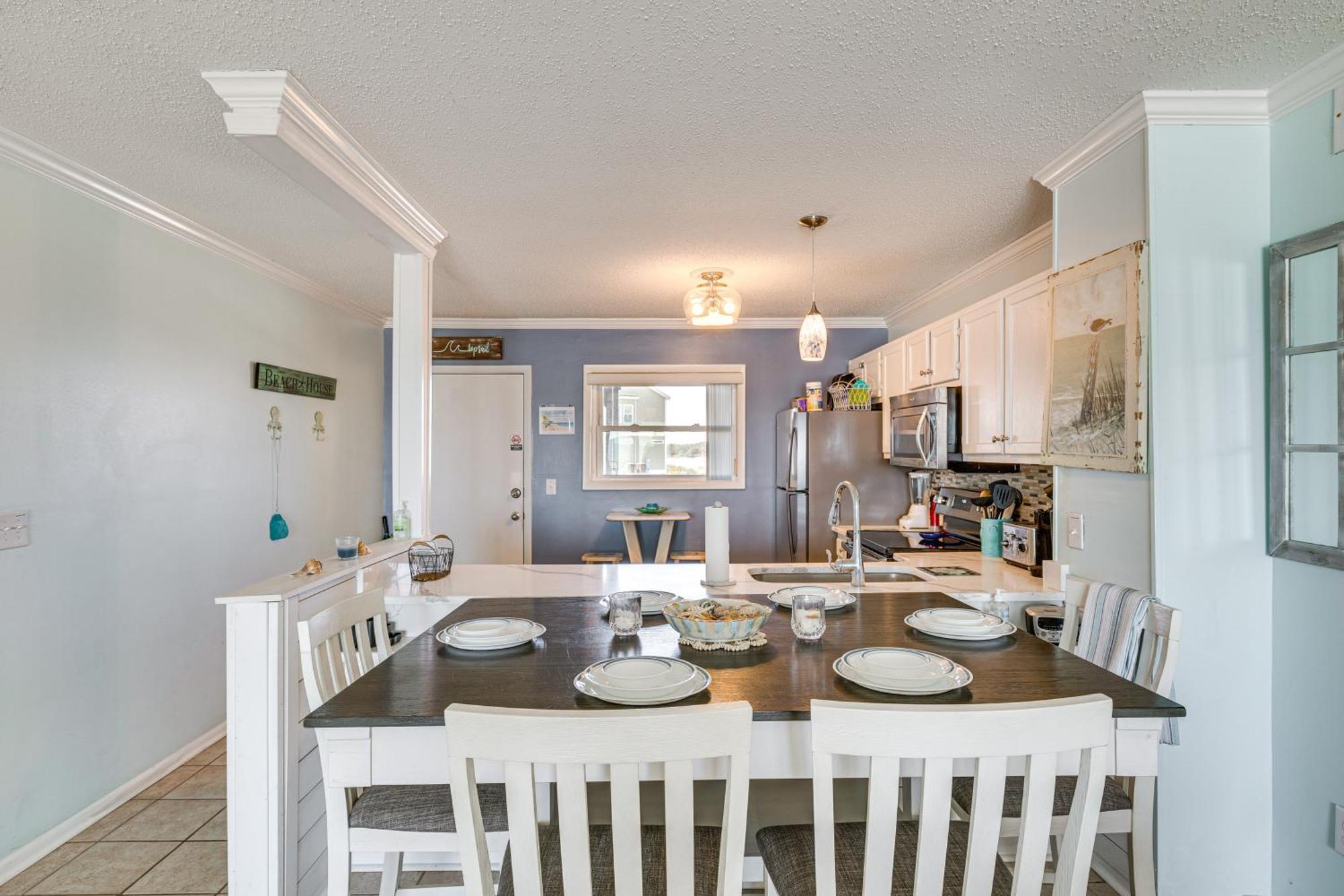 Steps To The Beach Oceanfront Condo With Lanai! North Topsail Beach Esterno foto