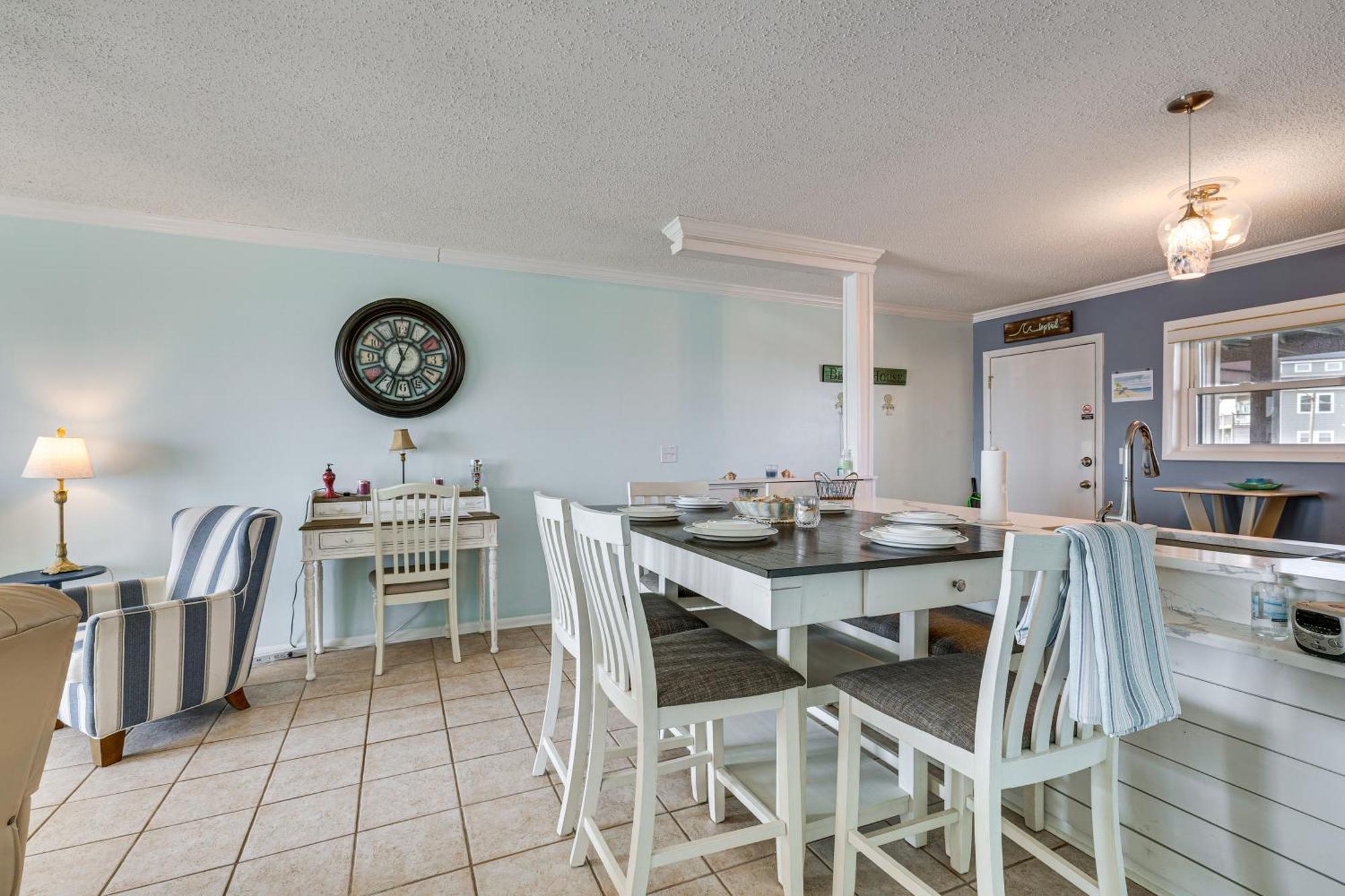 Steps To The Beach Oceanfront Condo With Lanai! North Topsail Beach Esterno foto