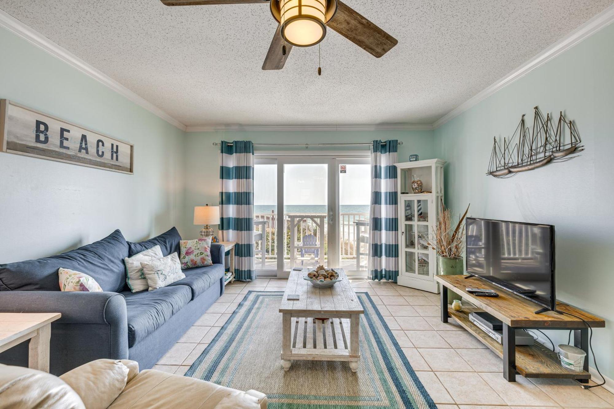 Steps To The Beach Oceanfront Condo With Lanai! North Topsail Beach Esterno foto