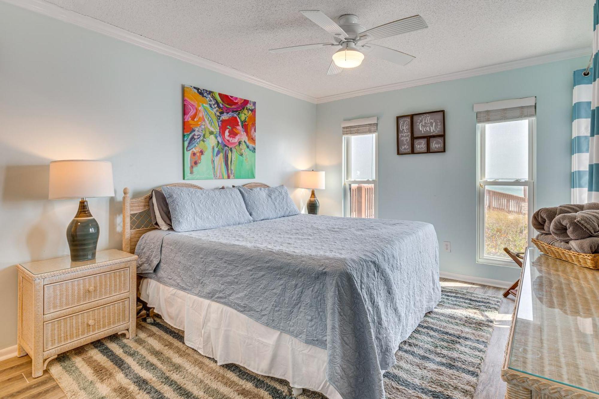 Steps To The Beach Oceanfront Condo With Lanai! North Topsail Beach Esterno foto