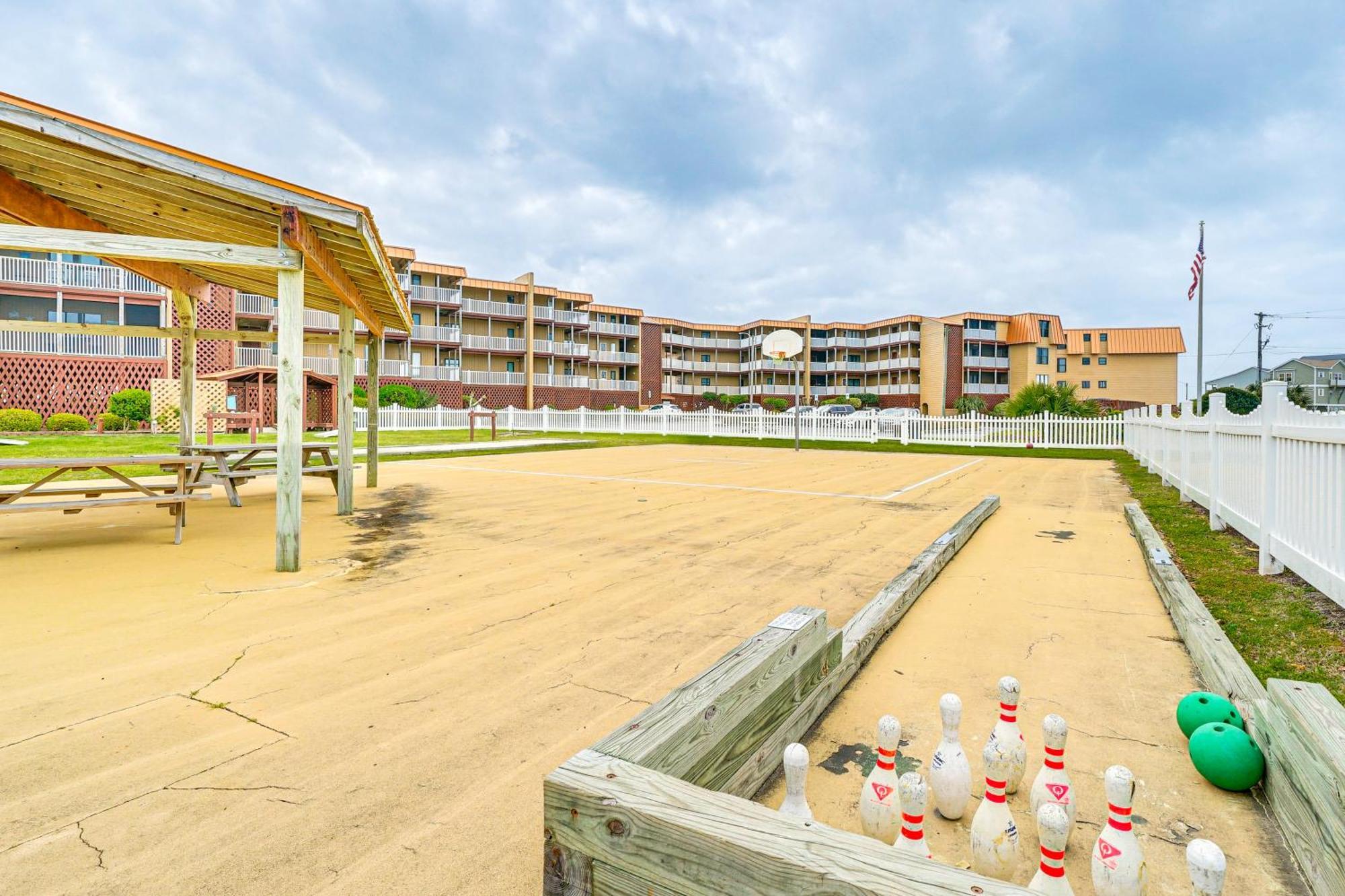 Steps To The Beach Oceanfront Condo With Lanai! North Topsail Beach Esterno foto
