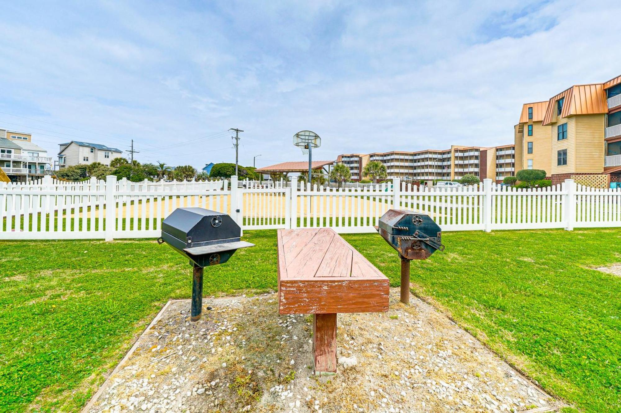Steps To The Beach Oceanfront Condo With Lanai! North Topsail Beach Esterno foto