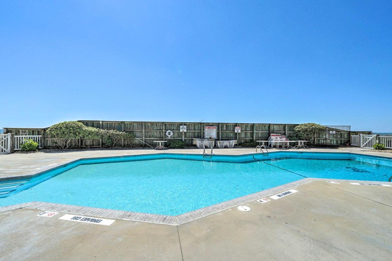 Steps To The Beach Oceanfront Condo With Lanai! North Topsail Beach Esterno foto