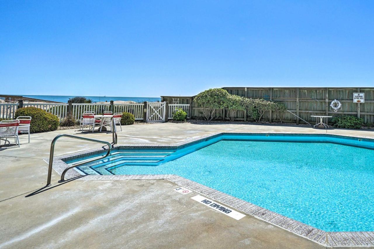 Steps To The Beach Oceanfront Condo With Lanai! North Topsail Beach Esterno foto