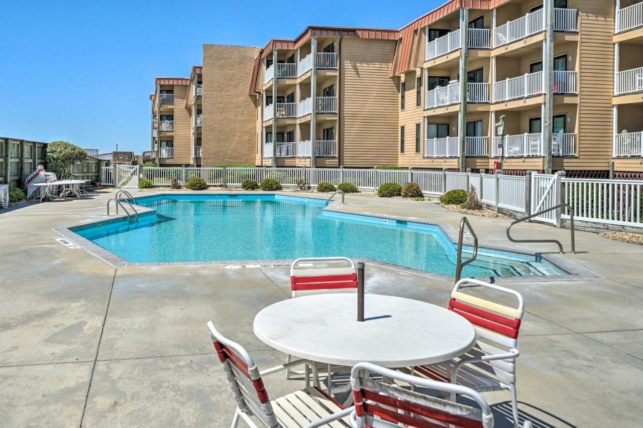 Steps To The Beach Oceanfront Condo With Lanai! North Topsail Beach Esterno foto